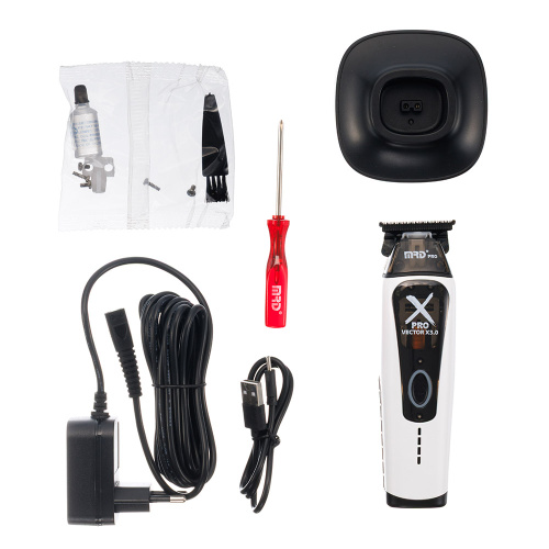 Машинка для стрижки окантовочная, аккум\сет, 10000-13000 об\мин, нож 40 мм MRD MRD-GMT-999C white